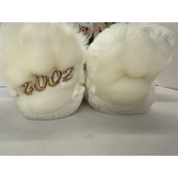 Dan Dee 20” Teddy Bear 2002 Holiday Christmas White Plush Stuffed Animal Tags - Picture 4 of 13
